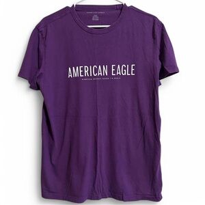 American Eagle Outfitters Purple Men's T-Shirt